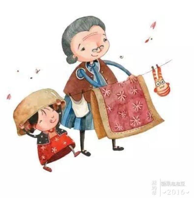 外婆,孩子,鸡蛋糕