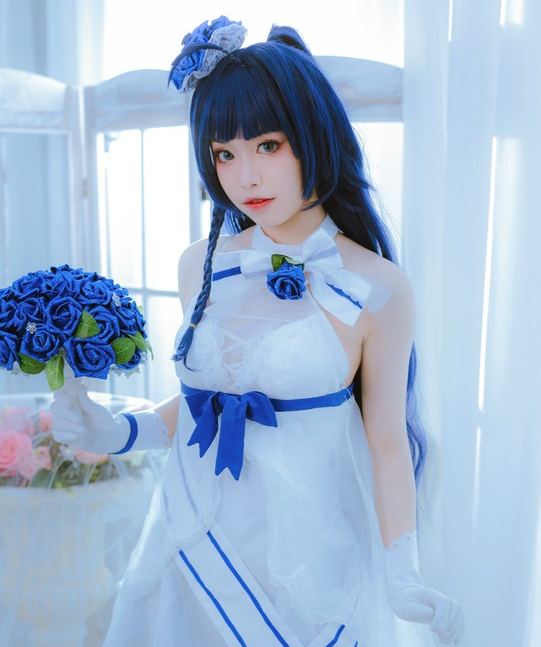 崩坏3芽衣纯净永恒cosplay,恬静之美无法抵挡