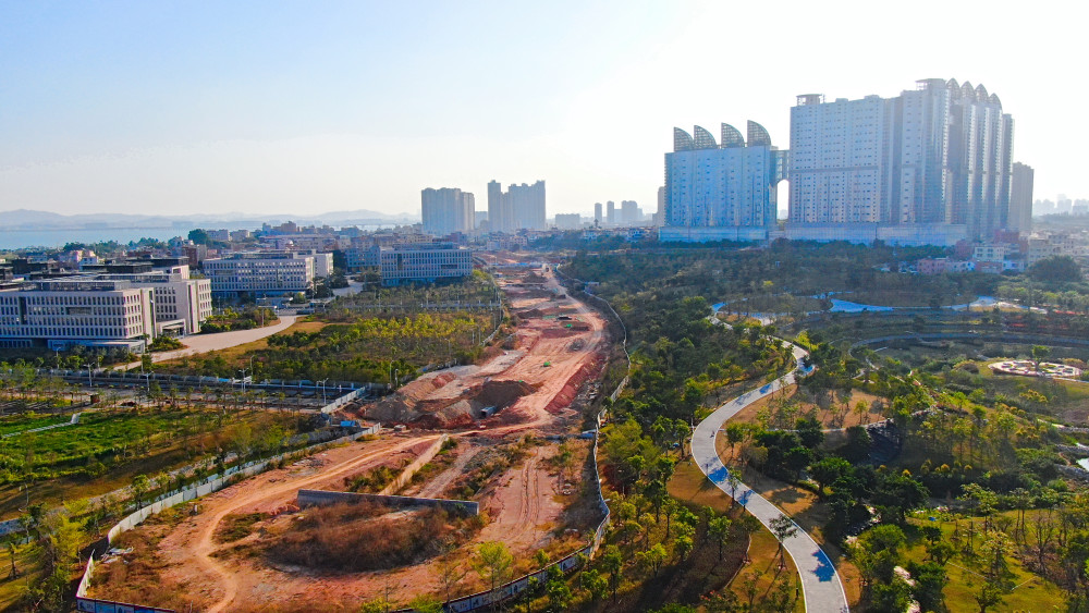 厦门岛外又新增加一处新生态公园,周边景色很美,休闲的好去处