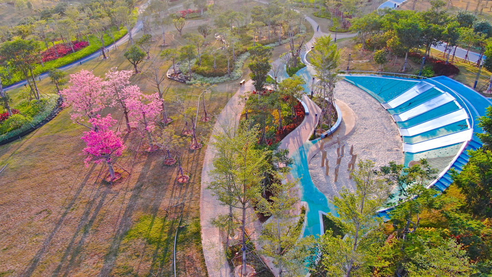 厦门岛外又新增加一处新生态公园,周边景色很美,休闲的好去处