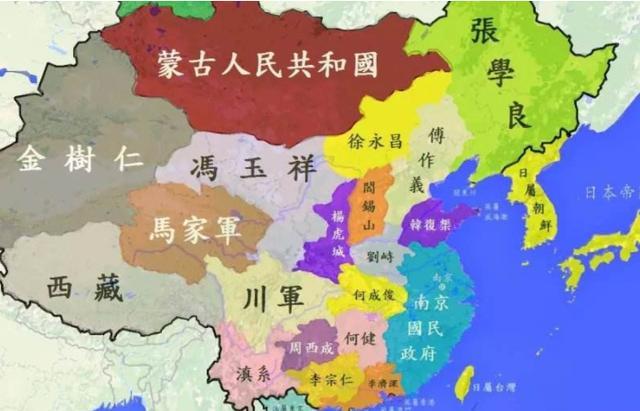 军阀割据,民国,阎锡山,张学良,段祺瑞