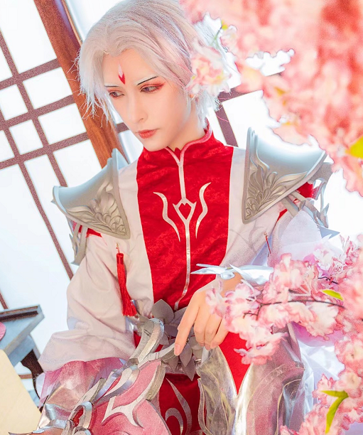 王者荣耀cos诸葛亮,cos女貂蝉 白袜子 《王者荣耀》诸葛亮cosplay,帅气小哥哥清新俊逸