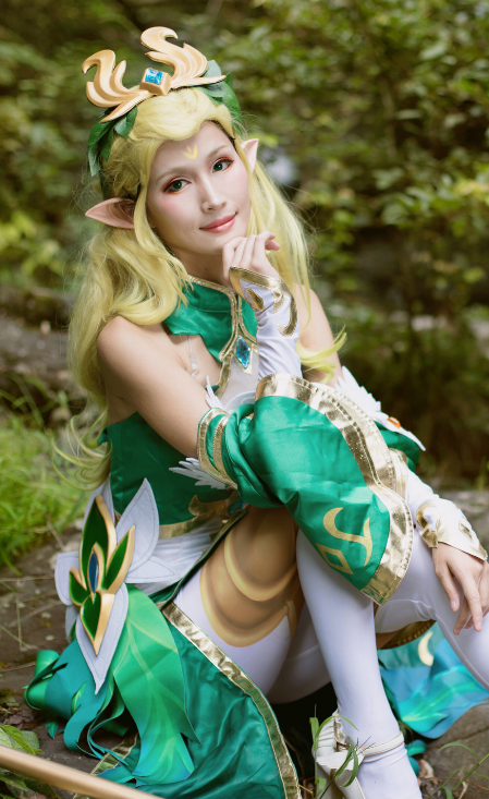 cosplay《王者荣耀》王昭君,优雅高贵的精灵公主
