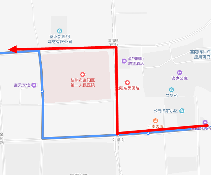 今天起,富阳城区这几条公交线路恢复部分走向