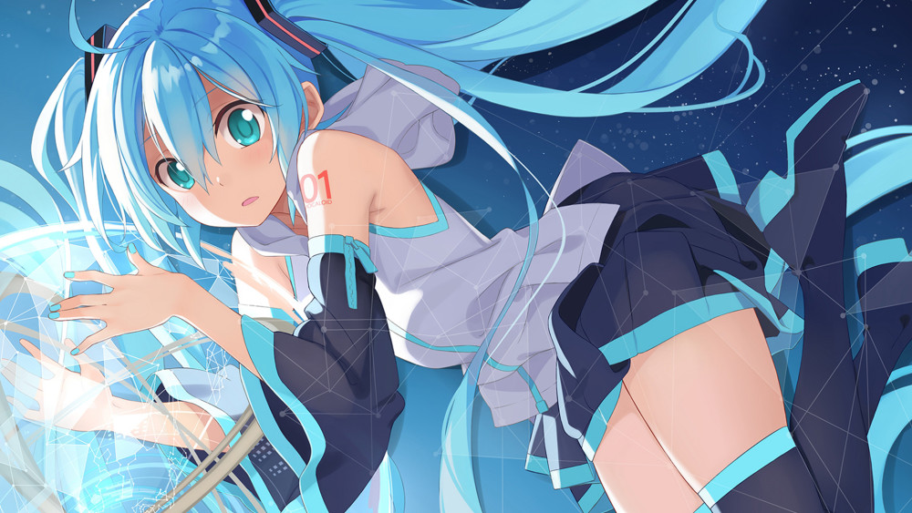 动漫初音未来,高清桌面人物壁纸