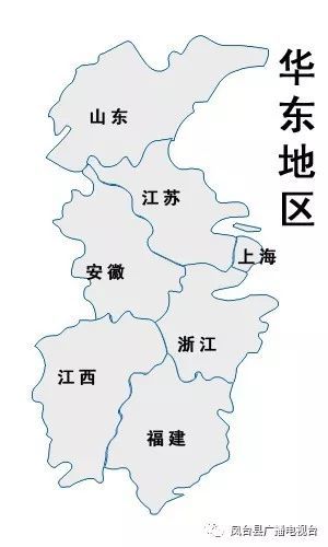 华东地区地图