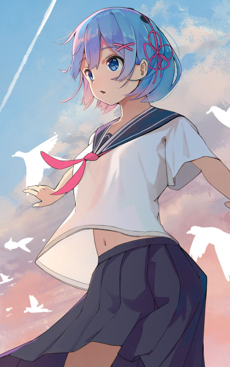 高清二次元美少女壁纸,外表可爱迷人