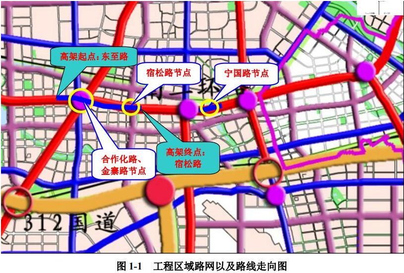 合肥,宁国路,匝道,高架桥,金寨路