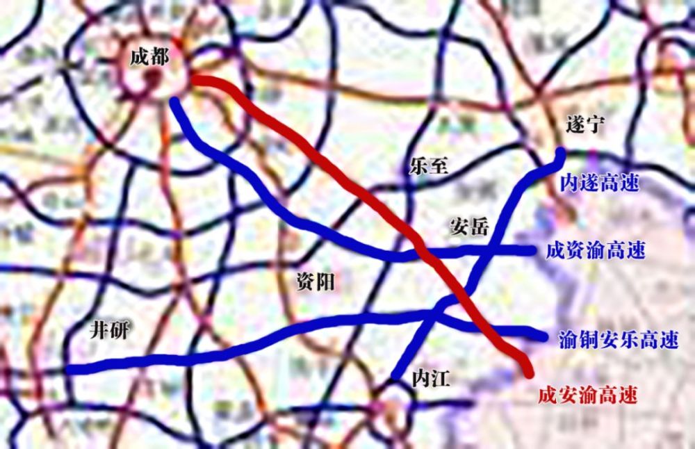 安岳大交通网:四条高速,两条铁路,七条快速通道,大赞!