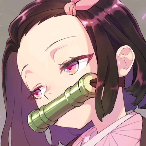 鬼杀队的小可爱灶门祢豆子,鬼化之后的二种状态都很可爱
