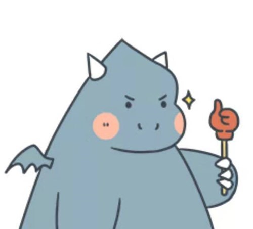 小怪兽表情包:喜欢你,不知生产日期,也没有保质期