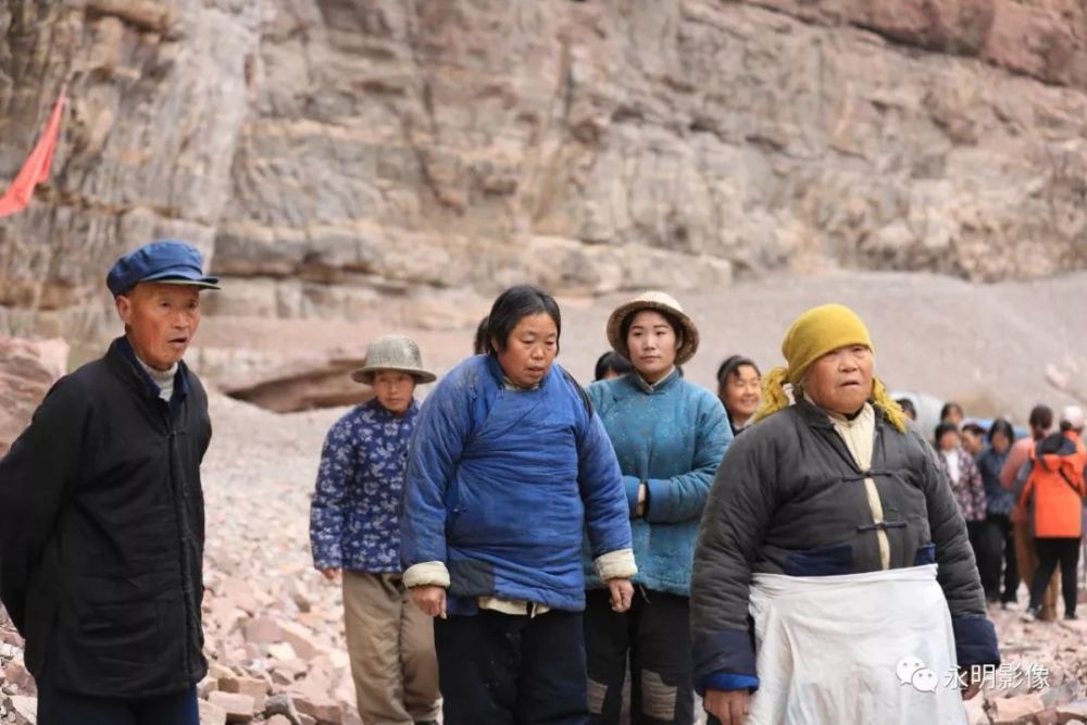 纪实老照片:红旗渠修渠工地