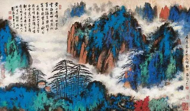 艺术大师刘海粟经典国画作品高清全集