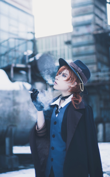 cosplay《文豪野犬》中原中也,颜值与实力并存的男人