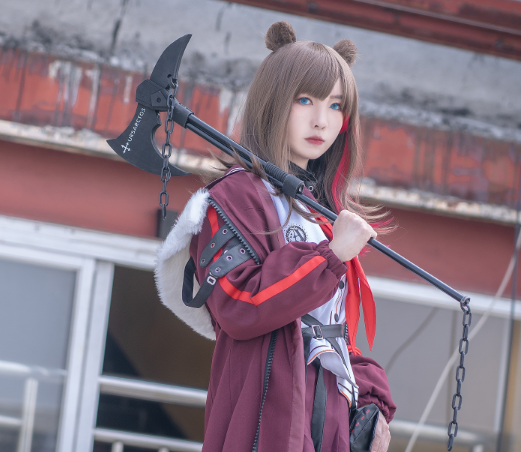 凛冬cosplay,美丽迷人小姐姐,气质高雅