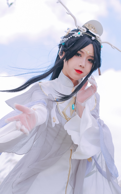 cosplay《剑网三》伞萝,一个优雅的古装少女