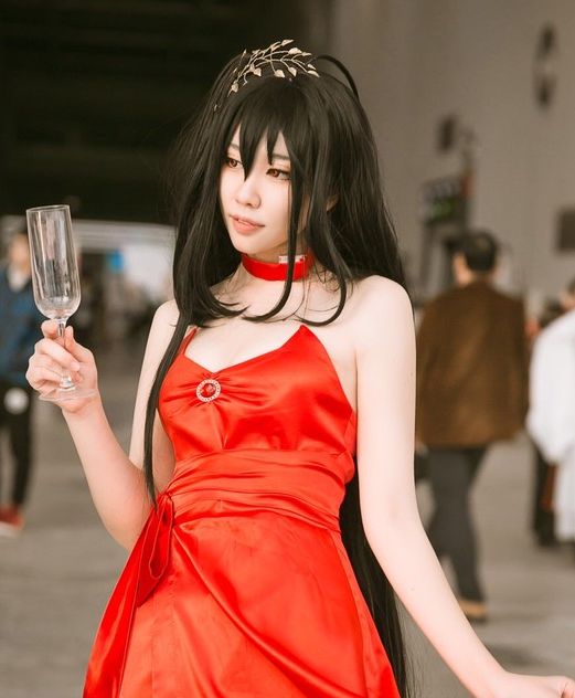 《碧蓝航线》大凤cosplay,清新靓丽的小姐姐