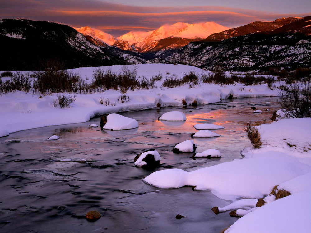 精美高清桌面壁纸,大自然唯美雪景