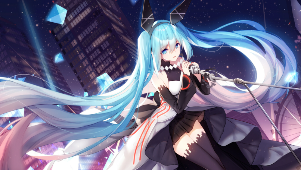 初音未来二次元高清壁纸精选合集,清纯可人的少女