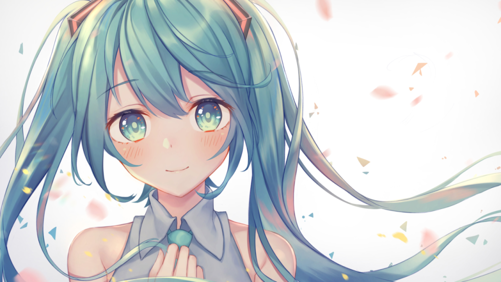初音未来二次元高清壁纸精选,可爱清新的美少女