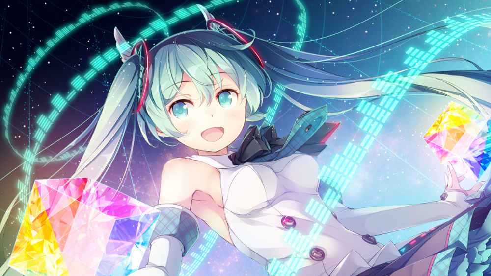 初音未来二次元高清壁纸精选,清新靓丽的美少女