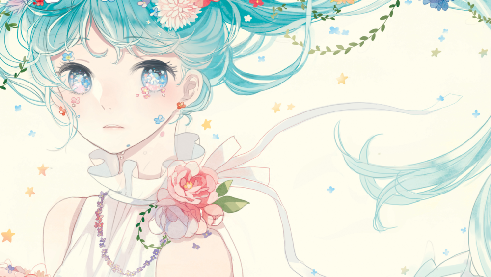 初音未来二次元高清壁纸精选,娇小可爱的美少女