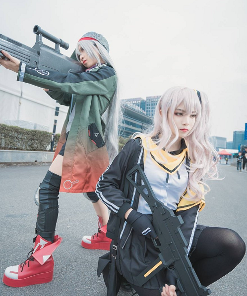 《少女前线》ump45cosplay,小姐姐冷艳十足,气质迷人