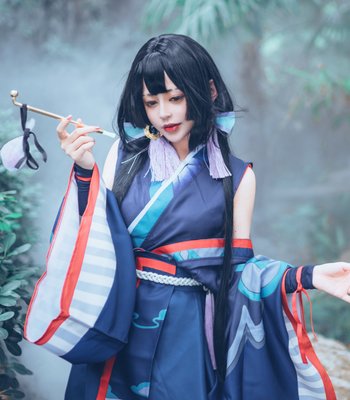 阴阳师:烟烟罗cosplay,优雅气质小姐姐,画面极度养眼