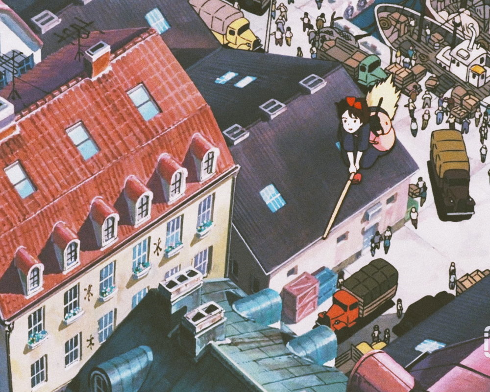 宫崎骏动漫背景图:因为你,我愿意变成更好的人