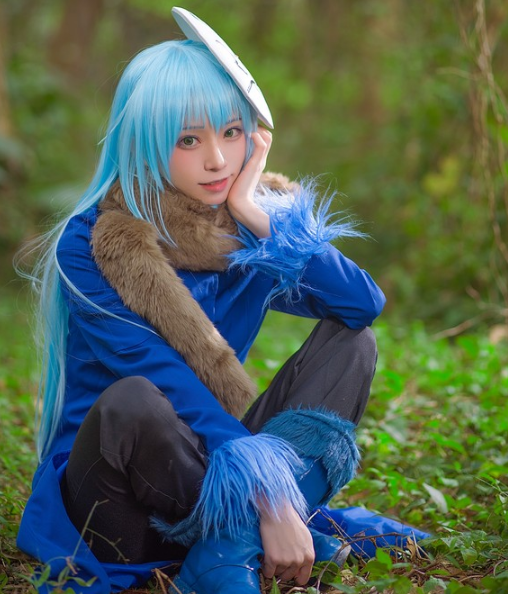 利姆露cosplay,小学生cosplay 利姆露cos,清新温柔气质出众