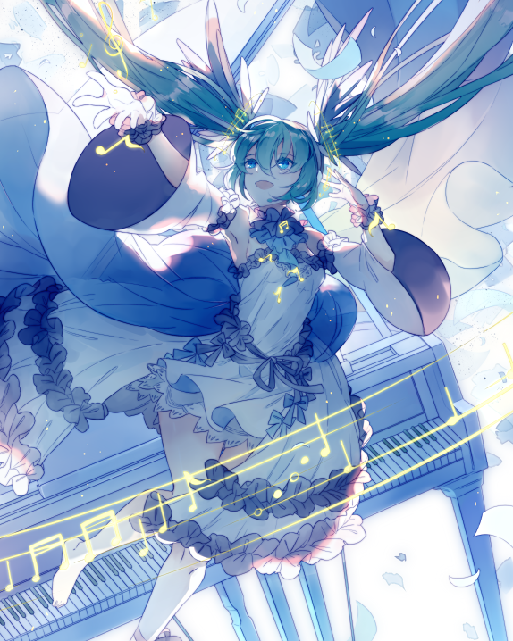 初音未来二次元动漫高清壁纸精选,人见人爱的美少女