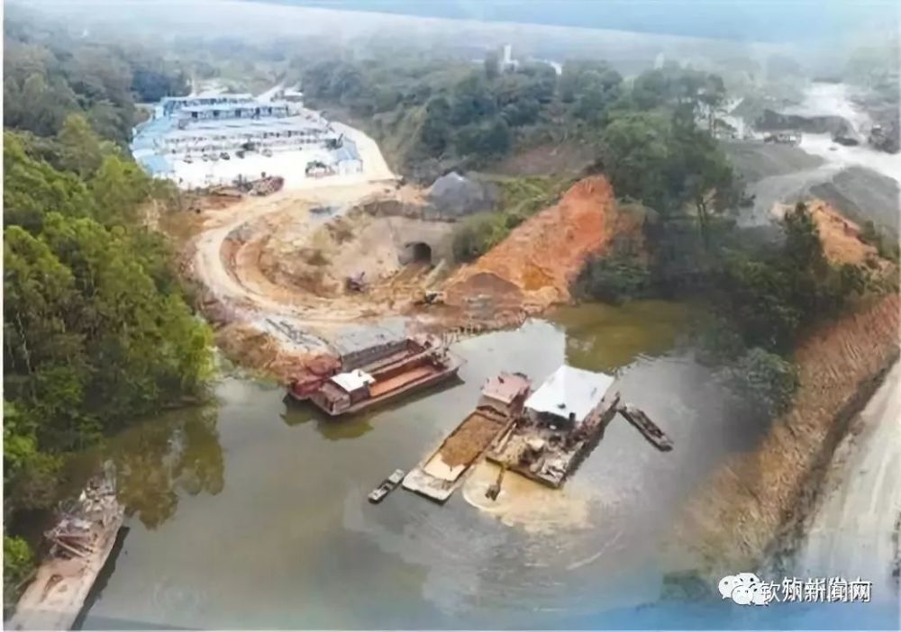 灵山县沙坪镇的郁江引水隧洞终于全线贯通了,郁水钦调