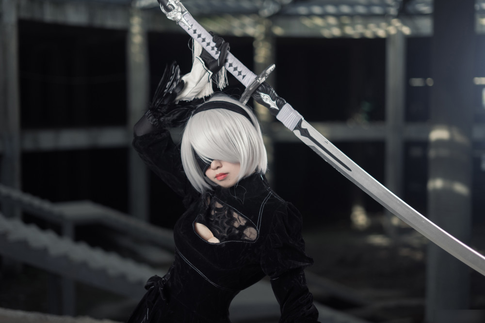 尼尔机械纪元,coser,cosplay,2b姐,游戏cos