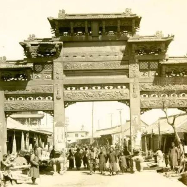 一组珍贵罕见的老照片:1934年的锦州府北镇老城