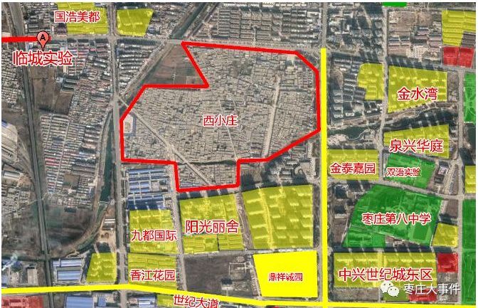 从地图看,以上分析即已阐明:薛城老城包括城南已无地可卖,西进和东扩