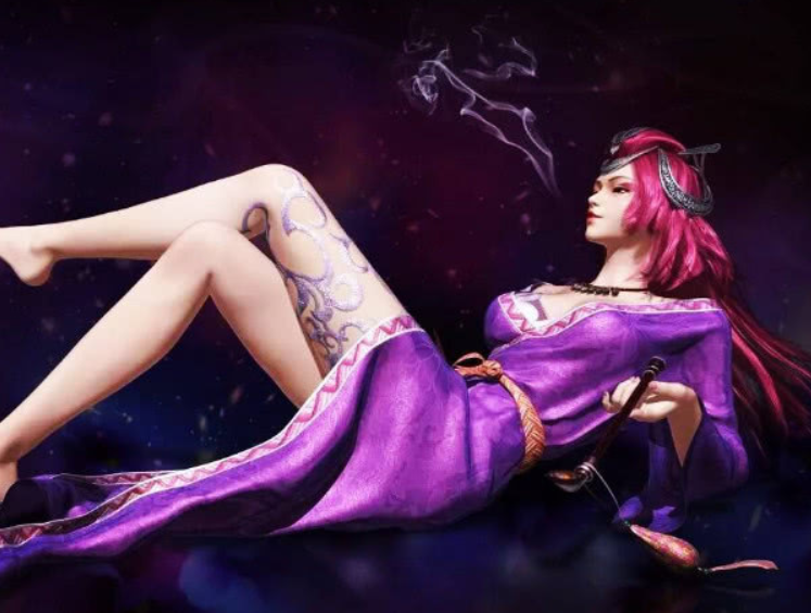 国漫中紫色系的4大女神,你最喜欢哪个?最后一个有些辣