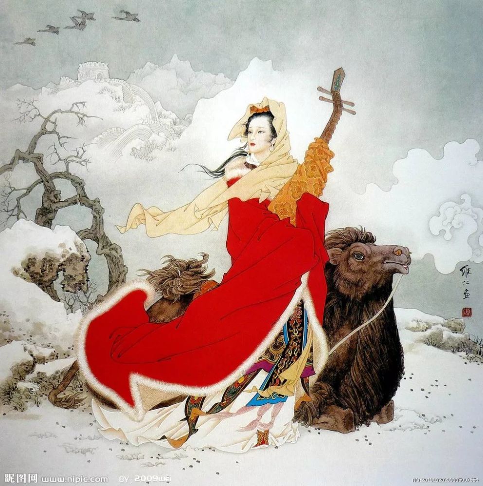 悲呛的寒冰公主王昭君,胡汉千年和亲史的缩影