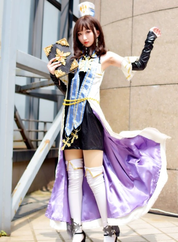 网游《地下城与勇士》游戏人物cosplay,知性优雅美丽