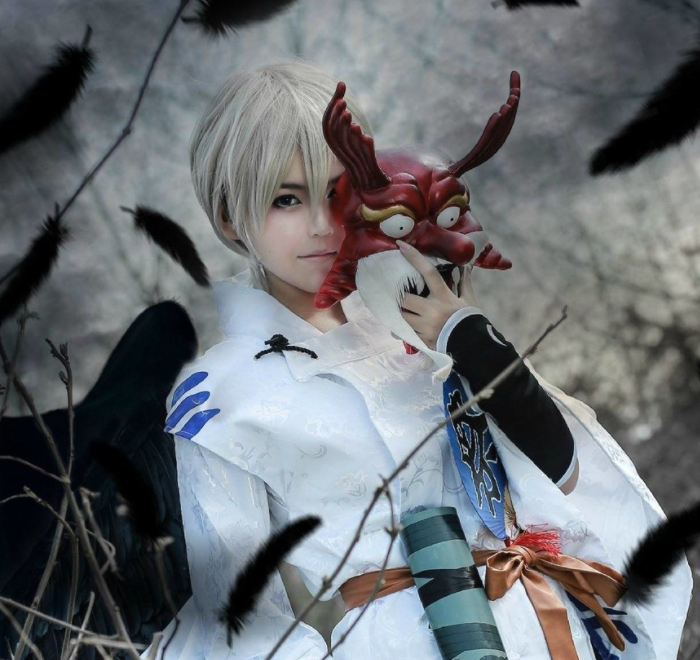 阴阳师大天狗cosplay,清新俊逸的小哥哥,潇洒迷人