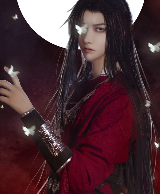 《天官赐福》花城cosplay,气质精致时尚