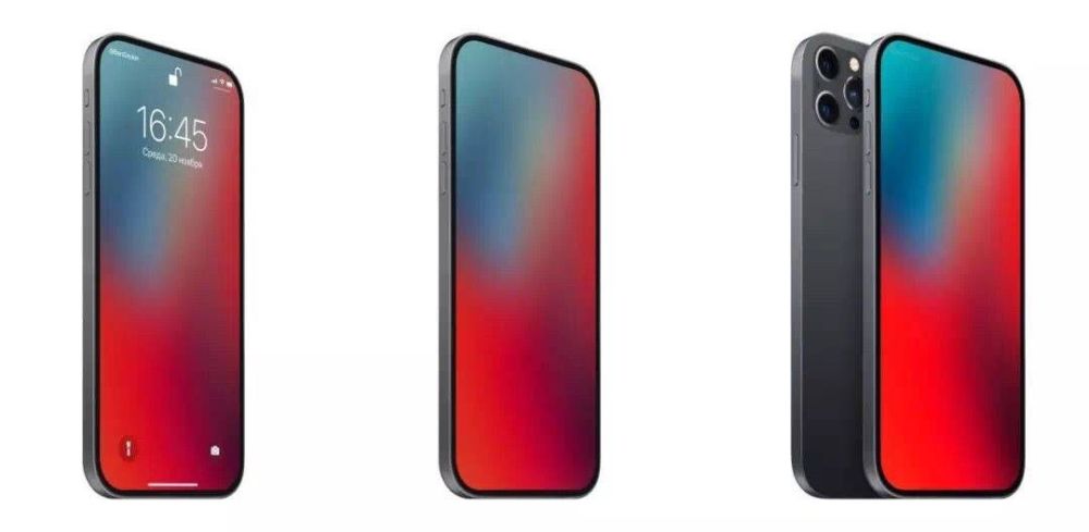 iphone12概念猜想:真全面屏 a14 5g,这才是苹果真正水平!