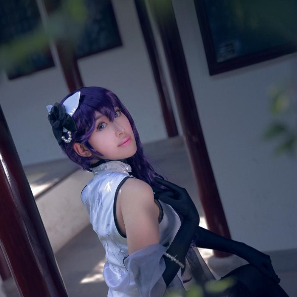 vocaloid,墨清弦cos:清新可爱小姐姐,气质优雅魅力十足