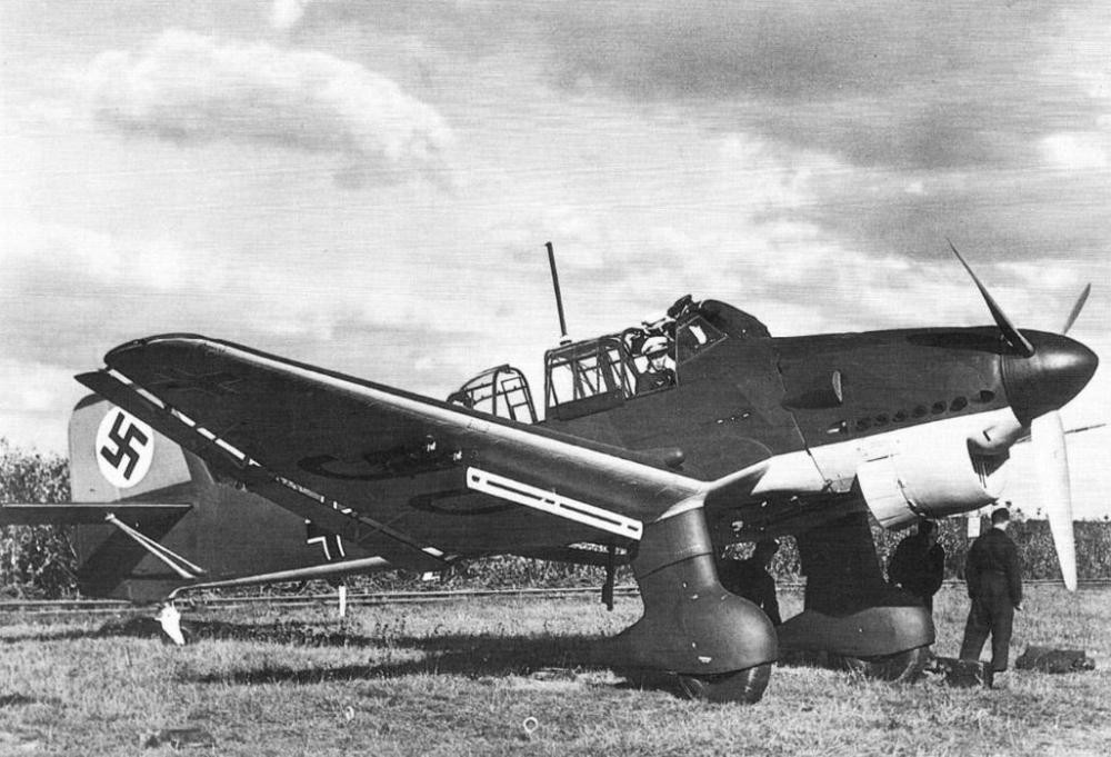 1936年,斯图卡俯冲轰炸机出厂测试,即将列装德军,成为