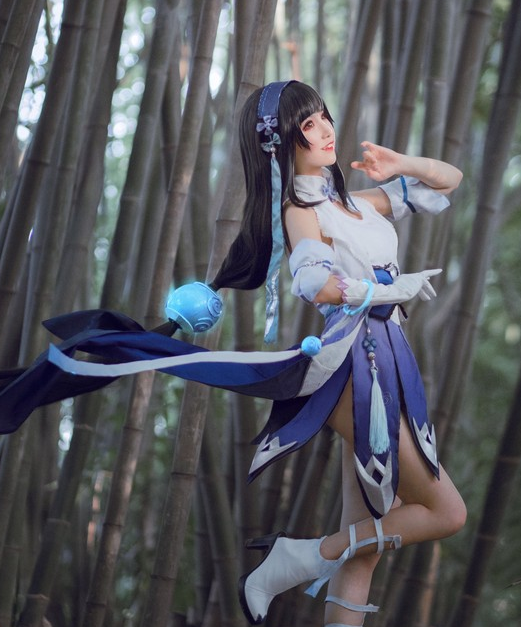 王者荣耀西施旗袍cos,王者荣耀娜可露露cos 王者荣耀西施cosplay,美丽动人coser