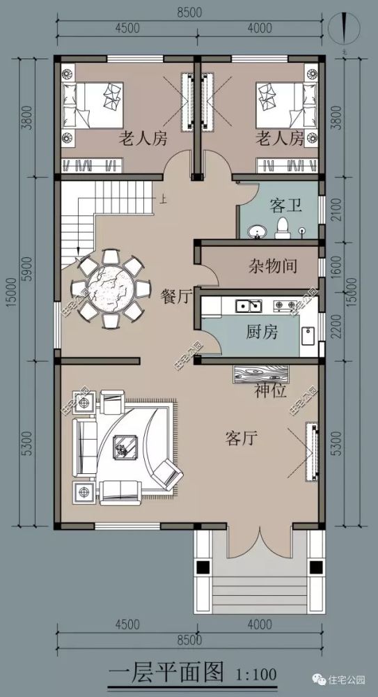 1厨 1储藏室 1起居室 1阳台 户型三 平面布局图: 户型四 房屋基本信息
