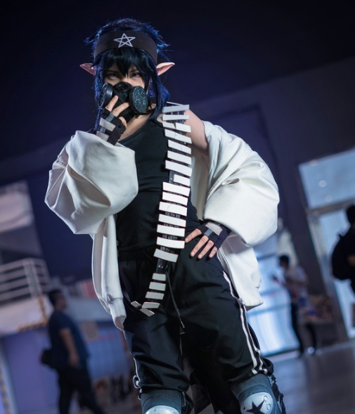 《凹凸世界》雷狮cos,造型精致帅气十足