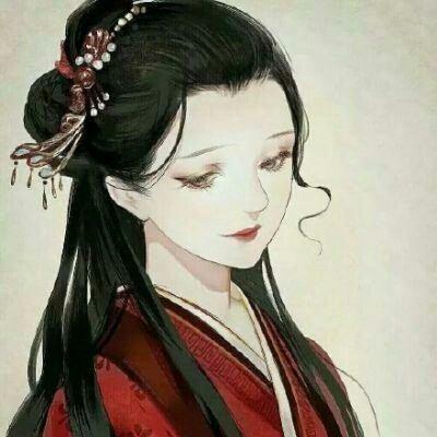 古风女生头像:梦里的江湖,百花齐放,人来人往,繁华似锦