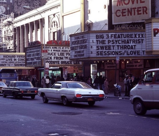 1970年9月21日,周末的纽约街道.