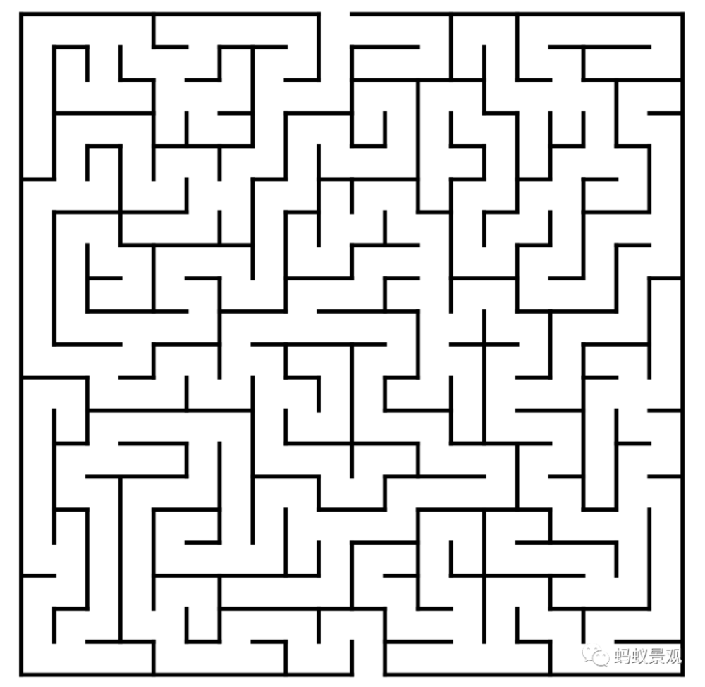 还有一种就叫做labyrinth没有复杂的分支,单路径导向中心点的迷宫.