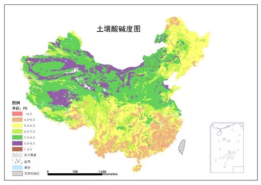 我国土壤分布以及酸碱度辨识,如何根据花卉配制植料?